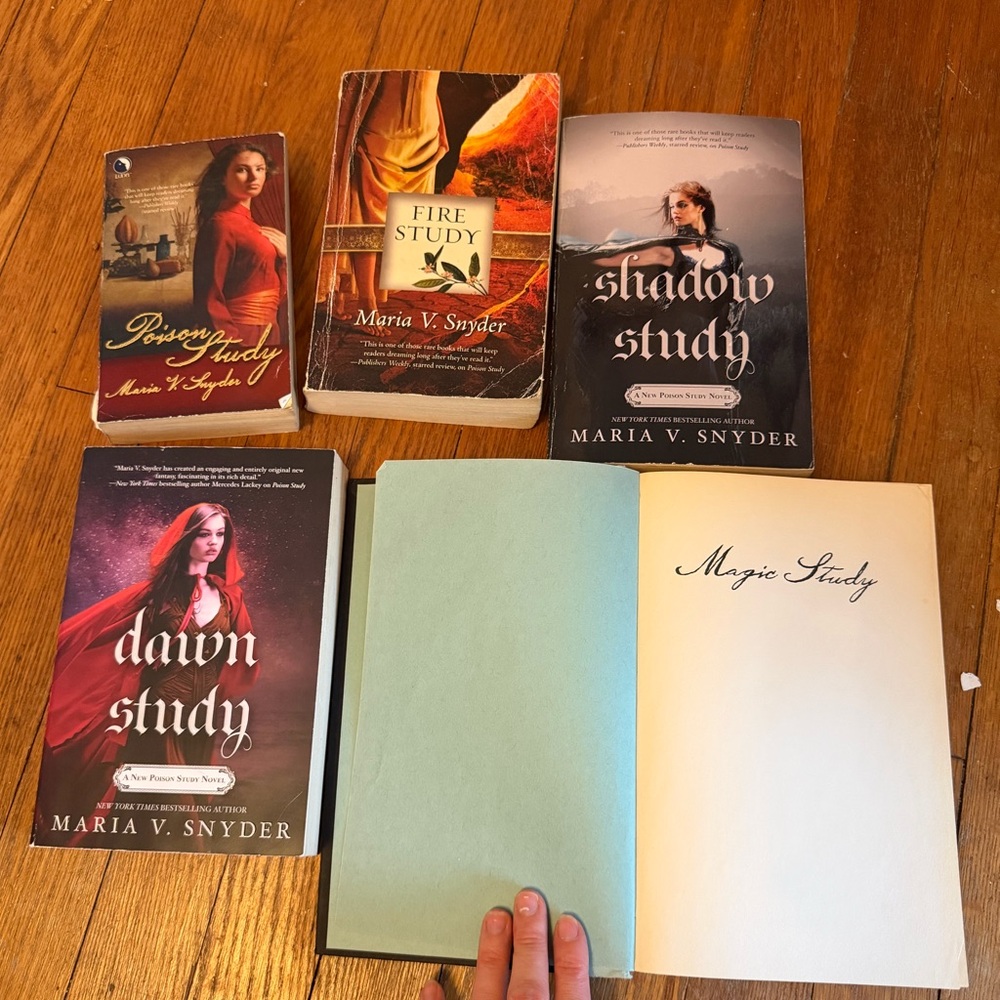 ❤️Poison Study Series Fantasy Romance Romantasy YA Novels in USED CONDITION